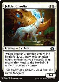 Felidar Guardian, The List Reprints