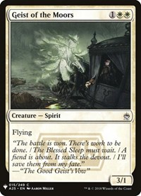 Geist of the Moors, The List Reprints