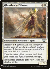 Ghostblade Eidolon, The List Reprints
