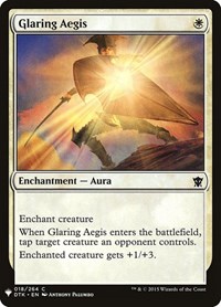 Glaring Aegis, The List Reprints