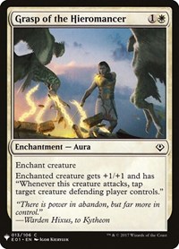 Grasp of the Hieromancer, The List Reprints
