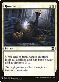 Humble, The List Reprints