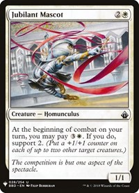 Jubilant Mascot, The List Reprints