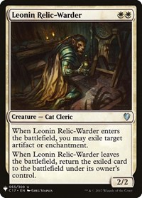Leonin Relic-Warder (C17), The List Reprints