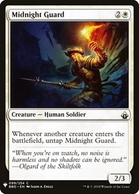 Midnight Guard, The List Reprints
