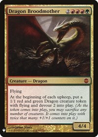 Dragon Broodmother, The List Reprints