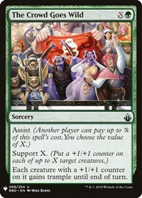 The Crowd Goes Wild, The List Reprints