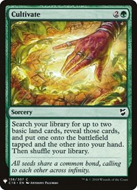 Cultivate (C18), The List Reprints