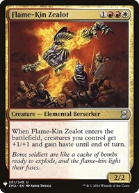 Flame-Kin Zealot, The List Reprints