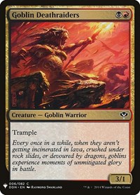 Goblin Deathraiders, The List Reprints