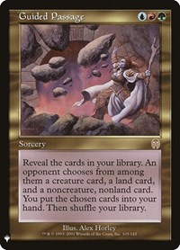 Guided Passage, The List Reprints