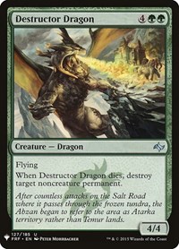Destructor Dragon, The List Reprints