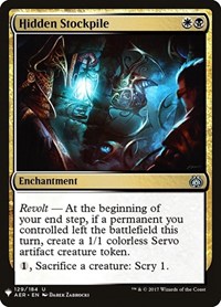 Hidden Stockpile, The List Reprints