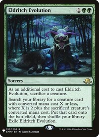 Eldritch Evolution, The List Reprints