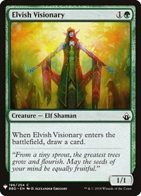 Elvish Visionary, The List Reprints
