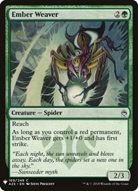 Ember Weaver, The List Reprints