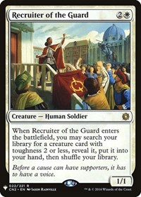 Recruiter of the Guard, The List Reprints