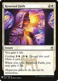 Renewed Faith, The List Reprints