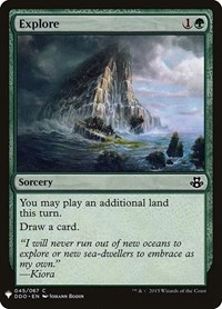 Explore, The List Reprints