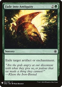 Fade into Antiquity, The List Reprints