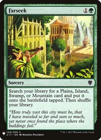Farseek (C17), The List Reprints