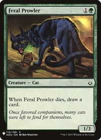 Feral Prowler, The List Reprints