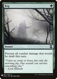 Fog, The List Reprints