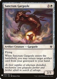 Sanctum Gargoyle, The List Reprints