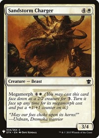Sandstorm Charger, The List Reprints