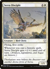 Serra Disciple, The List Reprints