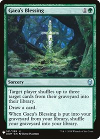 Gaea's Blessing, The List Reprints