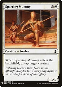 Sparring Mummy, The List Reprints