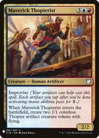 Maverick Thopterist (C18), The List Reprints