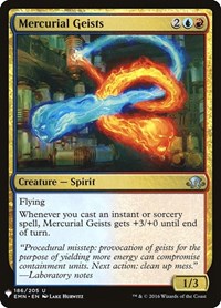 Mercurial Geists, The List Reprints