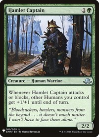 Hamlet Captain, The List Reprints