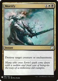 Mortify (C18), The List Reprints