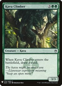 Kavu Climber, The List Reprints