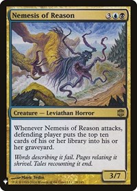 Nemesis of Reason, The List Reprints