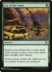 Lay of the Land, The List Reprints