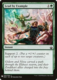 Lead by Example, The List Reprints