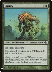 Lignify, The List Reprints