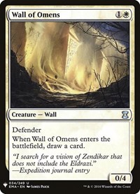 Wall of Omens (EMA), The List Reprints