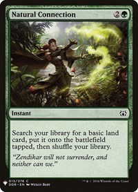 Natural Connection, The List Reprints