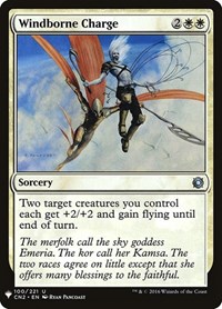 Windborne Charge, The List Reprints