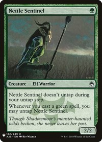 Nettle Sentinel, The List Reprints