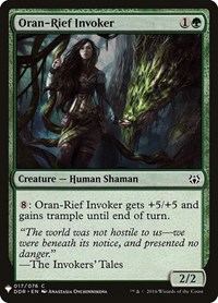 Oran-Rief Invoker, The List Reprints