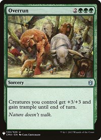 Overrun, The List Reprints