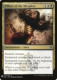 Pillory of the Sleepless, The List Reprints