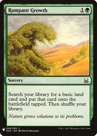 Rampant Growth, The List Reprints