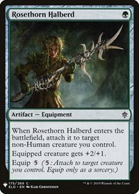 Rosethorn Halberd, The List Reprints